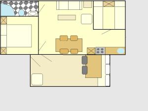 Plattegrond chalet 'Napoli'