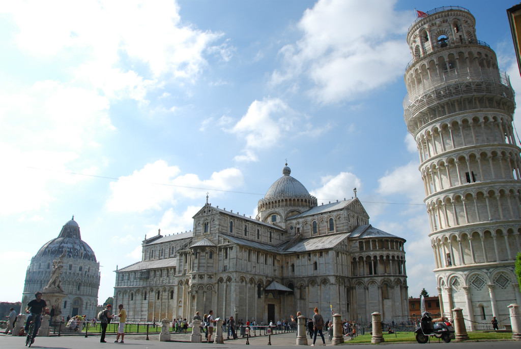 Pisa; geweldig om die scheve toren dan in het echt te zien!