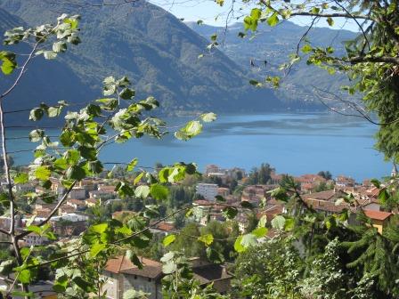 Porlezza aan het meer van Lugano