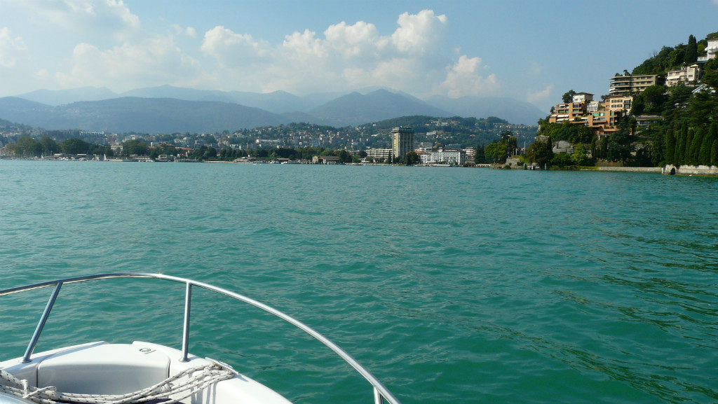 Varen op het Luganomeer