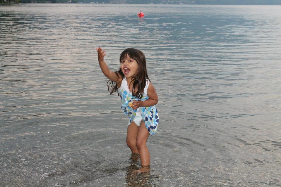 Spelen in het Luganomeer